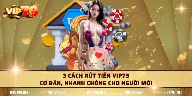 3 cách rút tiền VIP79 cơ bản, nhanh chóng cho người mới